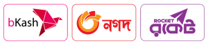 bkash nagad rocket logos 1