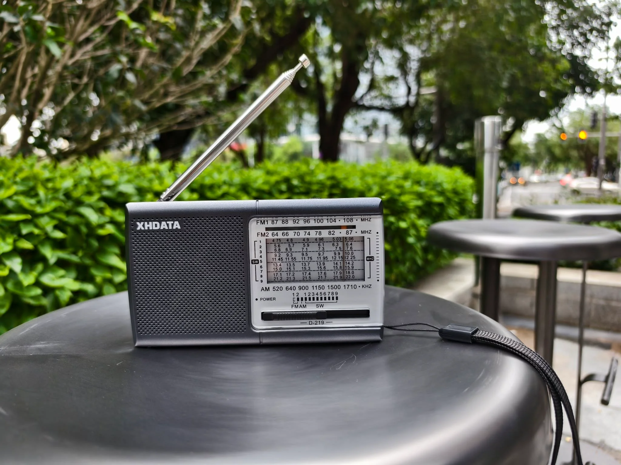 XHDATA D-219 Portable FM / AM / SW Radio – High Sensitivity Shortwave Receiver (Gray Colour) - Image 36