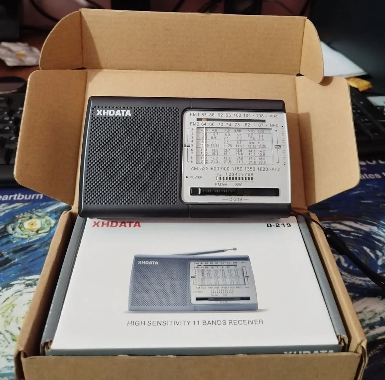 XHDATA D-219 Portable FM / AM / SW Radio – High Sensitivity Shortwave Receiver (Gray Colour) - Image 44
